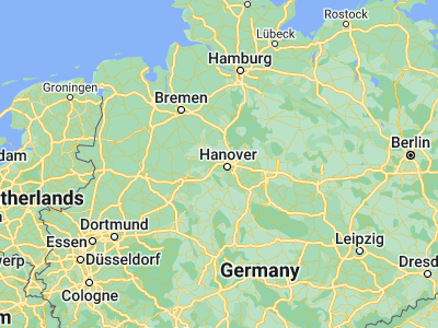 Map showing location of Garbsen (52.41371, 9.5899)