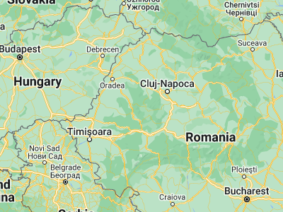 Map showing location of Gârda de Sus (46.45, 22.81667)