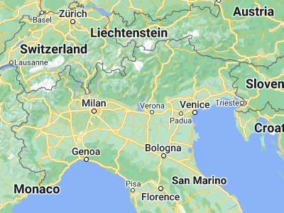 Map showing location of Garda (45.57779, 10.71238)
