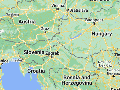 Map showing location of Gardinovec (46.42694, 16.5575)
