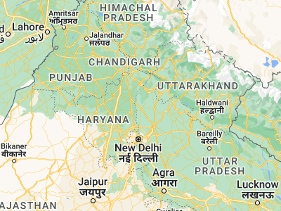 Map showing location of Garhī Pūkhta (29.54917, 77.30766)