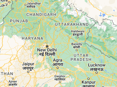 Map showing location of Garhmuktesar (28.78659, 78.09884)