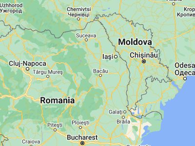 Map showing location of Gârleni (46.66667, 26.8)
