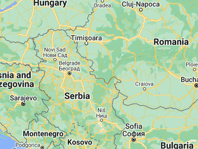 Map showing location of Gârnic (44.78639, 21.79444)