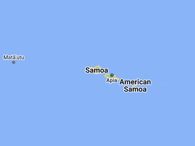 Map showing location of Gataivai (-13.7736, -172.38802)