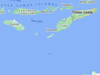 Map showing location of Gayabaru (-10.8435, 123.0579)
