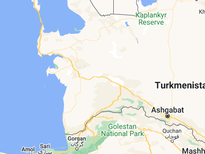 Map showing location of Gazanjyk (39.24463, 55.51536)