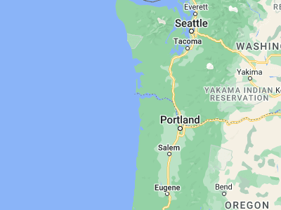 Map showing location of Gearhart (46.02427, -123.91125)