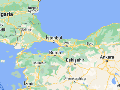 Map showing location of Gebze (40.80276, 29.43068)