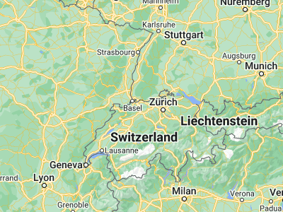 Map showing location of Gelterkinden (47.46497, 7.85174)