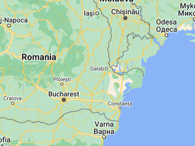 Map showing location of Gemenele (45.28333, 27.61667)