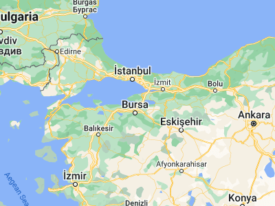 Map showing location of Gemlik (40.43094, 29.15969)