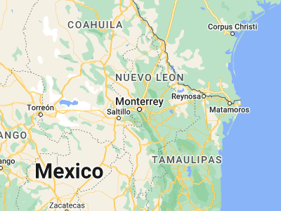 Map showing location of General Escobedo (25.79516, -100.3146)