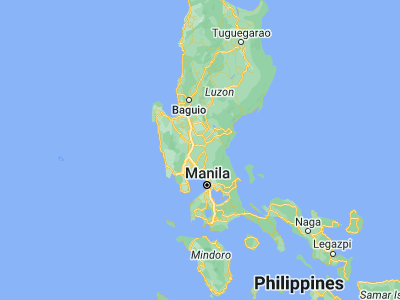 Map showing location of General Tinio (15.3207, 120.8368)