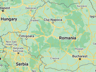 Map showing location of Geoagiu (45.91667, 23.2)