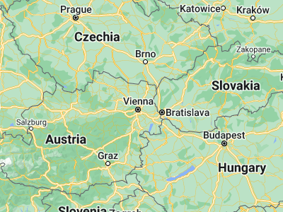Map showing location of Gerasdorf bei Wien (48.29447, 16.46765)