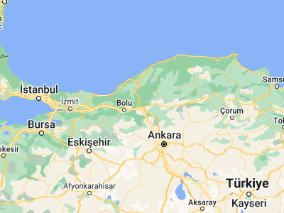 Map showing location of Gerede (40.80083, 32.19694)