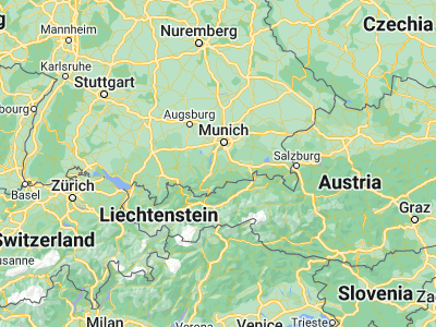 Map showing location of Geretsried (47.85775, 11.48054)