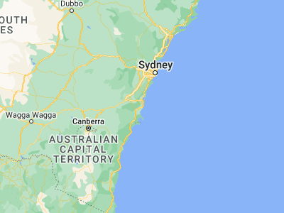 Map showing location of Gerringong (-34.74702, 150.82809)