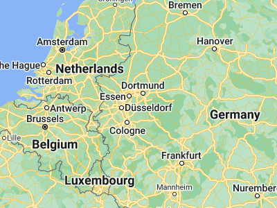 Map showing location of Gevelsberg (51.31971, 7.3392)