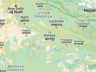 Map showing location of Ghātampur (26.15272, 80.16803)