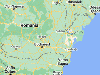 Map showing location of Gherăşeni (45.03333, 26.78333)