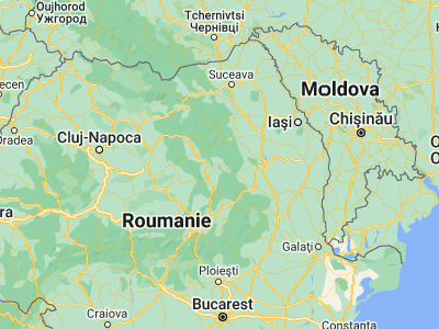 Map showing location of Ghimeş-Făget (46.58333, 26.06667)