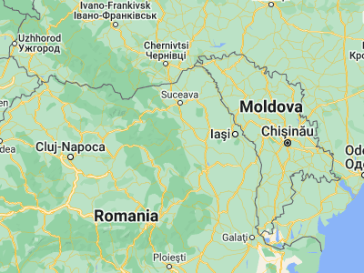 Map showing location of Ghindăoani (47.1, 26.33333)