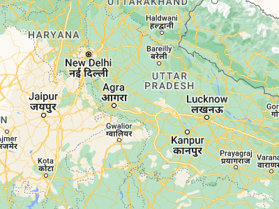 Map showing location of Ghiror (27.18893, 78.79329)