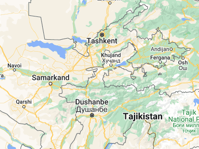 Map showing location of Ghonchí (39.96238, 69.12966)