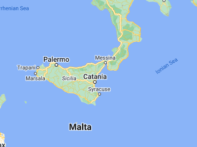 Map showing location of Giardini Naxos (37.82755, 15.26713)