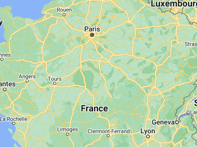 Map showing location of Gien (47.69332, 2.63094)
