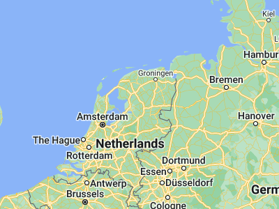 Map showing location of Giethoorn (52.74, 6.07917)