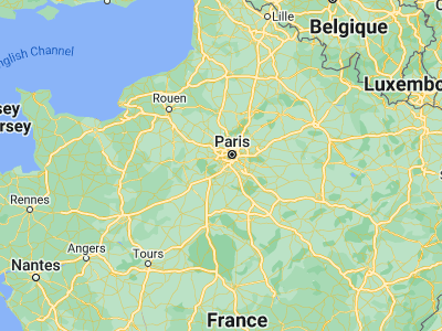 Map showing location of Gif-sur-Yvette (48.68333, 2.13333)