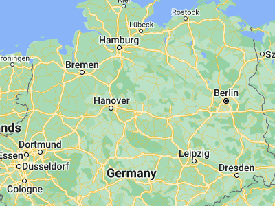 Map showing location of Gifhorn (52.47774, 10.5511)