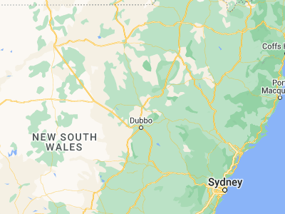 Map showing location of Gilgandra (-31.71173, 148.66252)