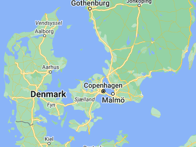 Map showing location of Gilleleje (56.12196, 12.31056)