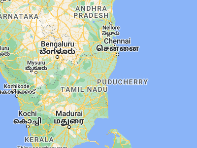 Map showing location of Gingee (12.25, 79.41667)