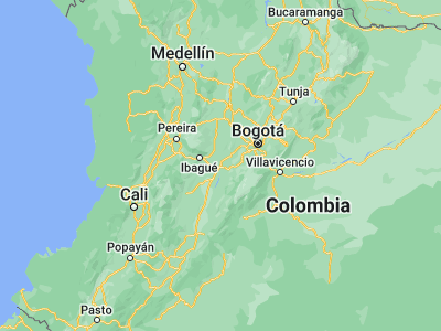 Map showing location of Girardot (4.29866, -74.80468)