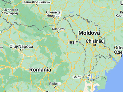 Map showing location of Girov (46.95, 26.51667)