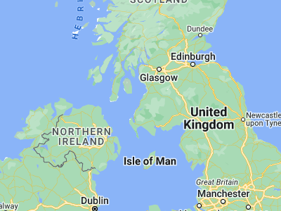 Map showing location of Girvan (55.24255, -4.85551)