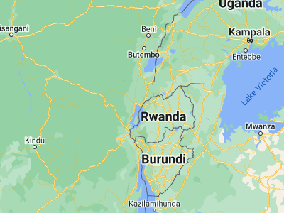 Map showing location of Gisenyi (-1.70278, 29.25639)