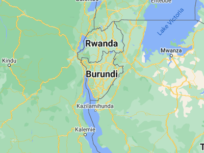 Map showing location of Gitega (-3.4264, 29.9308)