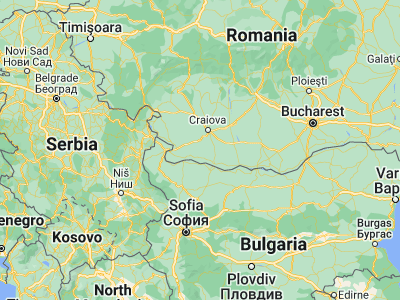 Map showing location of Giurgiţa (44.01667, 23.63333)
