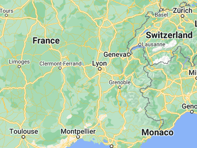 Map showing location of Givors (45.58415, 4.77256)