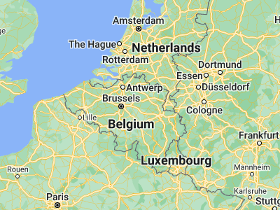 Map showing location of Glabbeek-Zuurbemde (50.87348, 4.94442)