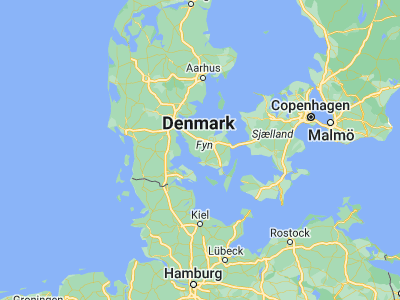 Map showing location of Glamsbjerg (55.27237, 10.10483)