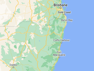 Map showing location of Glen Innes (-29.73485, 151.7385)
