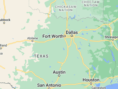 Map showing location of Glen Rose (32.23459, -97.75531)