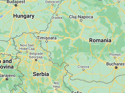 Map showing location of Glimboca (45.48333, 22.31667)